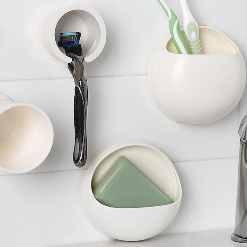 Moving gift soap, toothbrush holder, and 5 types of toothbrush cups white