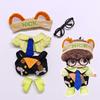 DIMOO WORLD Baby Clothes Blue Star Bone Suspenders Pants Suit Handsome Fashion Doll Clothes