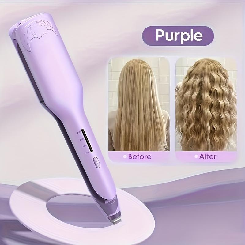 

Curling Iron Hair Crimper Waver, Wave Curling Iron with Hair Crimper, Gifts for women, birthday gifts, Mother s Day gifts US фіолетовий