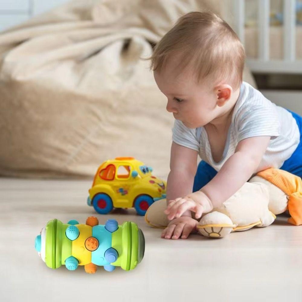 Tummy Time Toys Baby Crawling Roller Toys Baby Rattle Games Sensory Toys Early Development