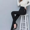 Autumn and Winter Slim High Waist Leggings Women's Outer Wear Plus Velvet Thickened Pencil Pants Stretch Large Size Casual Pants