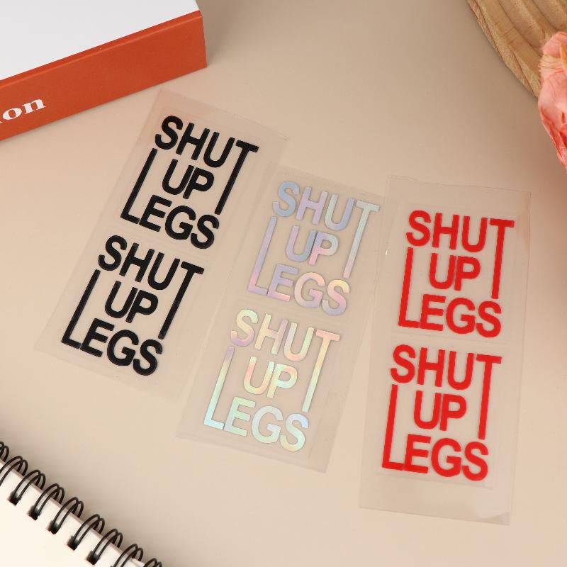 2Pcs Bicycle Frame Top Tube Stickers Shut Up Legs Bike Sticker Waterproof Vinyl Decal Decoration For Mtb Bike Accessories