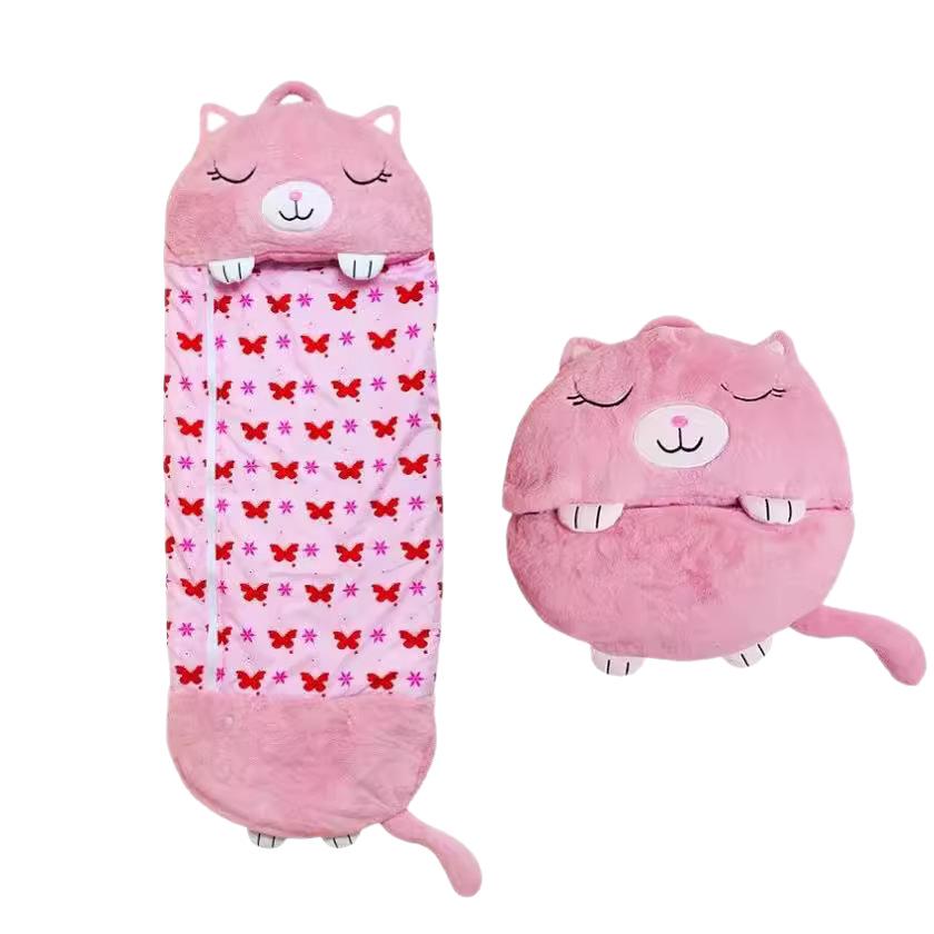 Unicorn Pajamas & Sleeping Bag: Plush Pet Pillow & Anti-Kick Nap Blanket for Kids