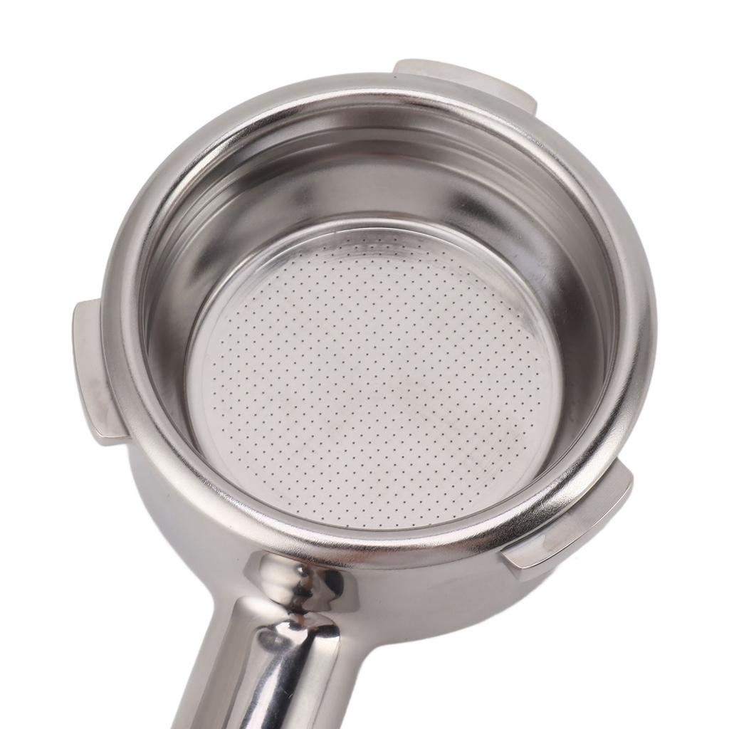 58mm kaffeportafilter 3 ører rustfritt stål Bunnløst portafilter kaffemaskintilbehør for Barsetto