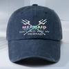 Mermaid Security Dont Mess With My Mermaid Baseball Cap Adjustable Polyester Casual Outdoor Hat Unisex