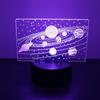 3D Lamp illusion Solar System Nine Planets Lava LED Night Light Color Changing Child Nightlight Table lamps Room Decor Kid Gifts