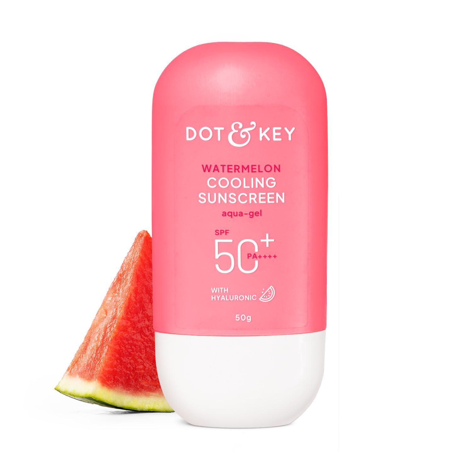

Dot & Key Watermelon Cooling Sunscreen In - Vivo Tested SPF 50+ PA++++ | With Hyaluronic Acid, Instantly Cools Skin, Broad Spectrum Protection |