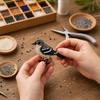 Yousheng DIY 3D Tier Perlen-Set, Handgemachtes Perlenstickerei Bastel-Set für Kinder, Jugendliche, Erwachsene, Tier-Themen-Perlenstickerei-Set für Anfänger,