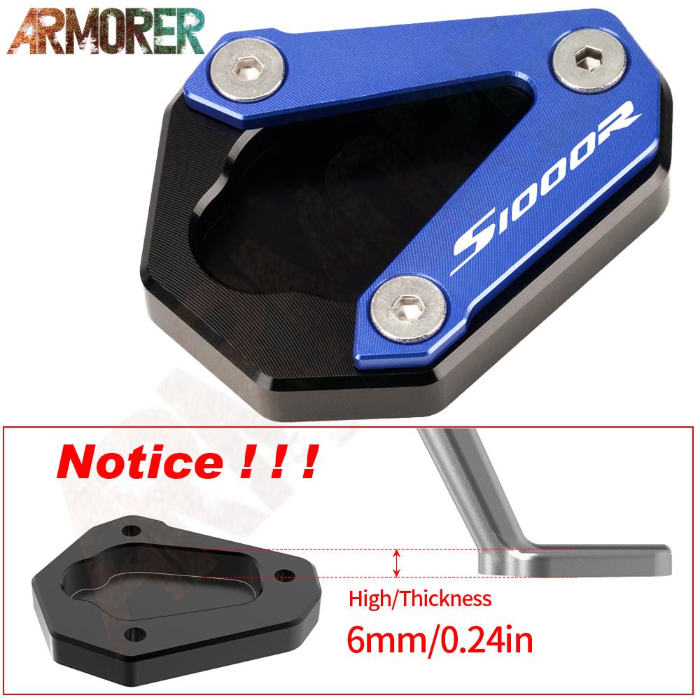S1000R Kickstand Side Stand Enlarge Pad Motorcycle Accessories For BMW S1000RR M1000RR S 1000RR M 1000RR S 1000R S1000 R RR