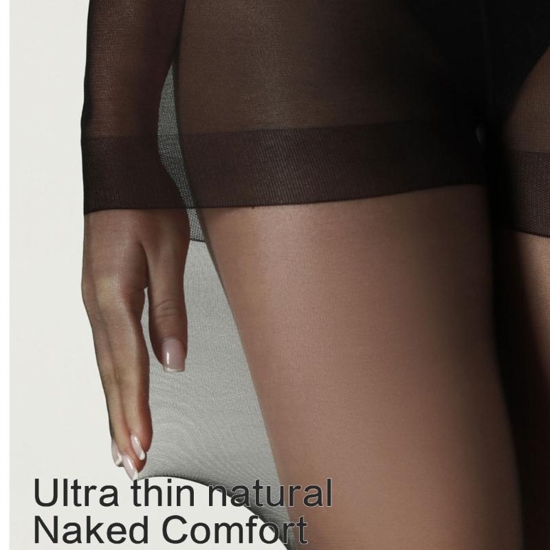 Summer Nylon Sheer Stockings Open Toe Design For Women Lightweight Control Top Tights Toeless Nonslip Pantyhose Hosiery