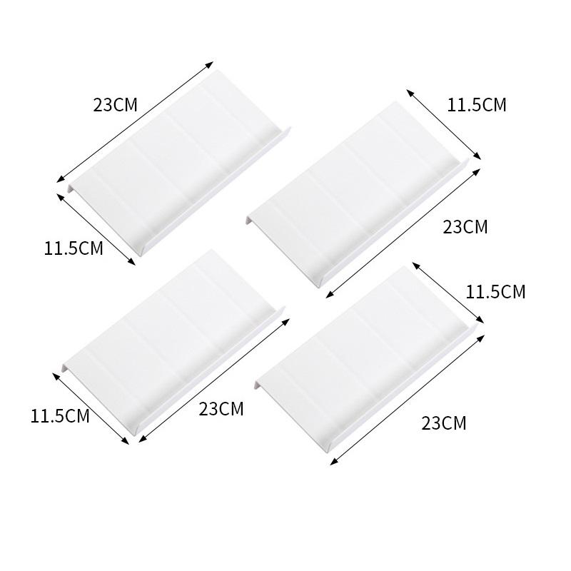 2/4/8PPieces Kitchen Spice Drawer Organizer Adjustable Spice Rack For Spice Jars Seasoning Bottles Outdoor Tableware