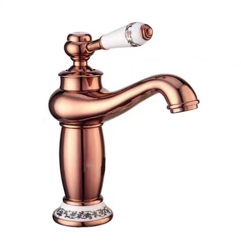Rose Gold Bathroom Basin Faucet