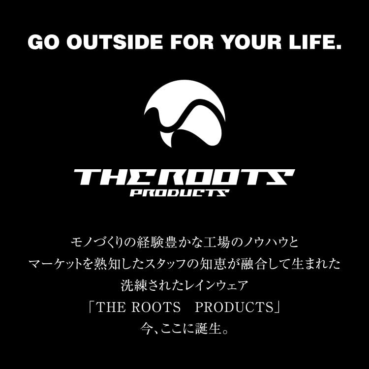 THE ROOTS Rain Top and Bottom Includes Storage Perfect for Rainy and Outdoor Activities Size Men's Backpack-Compatible Suit, Set, Pouch, Season,