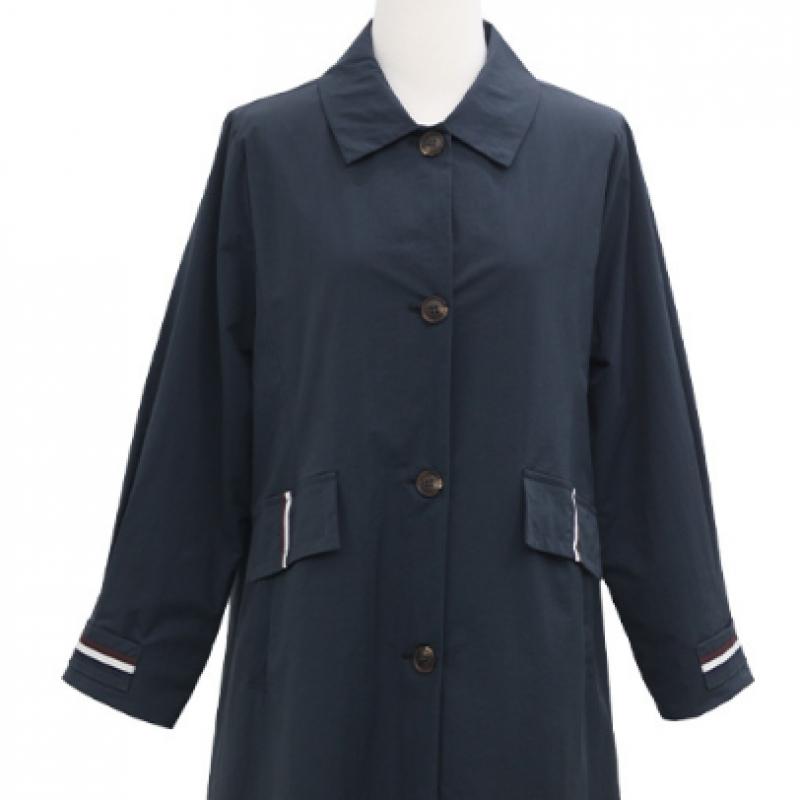 Shiz Madam Women S Roban Color Taping Trench Coat J31713