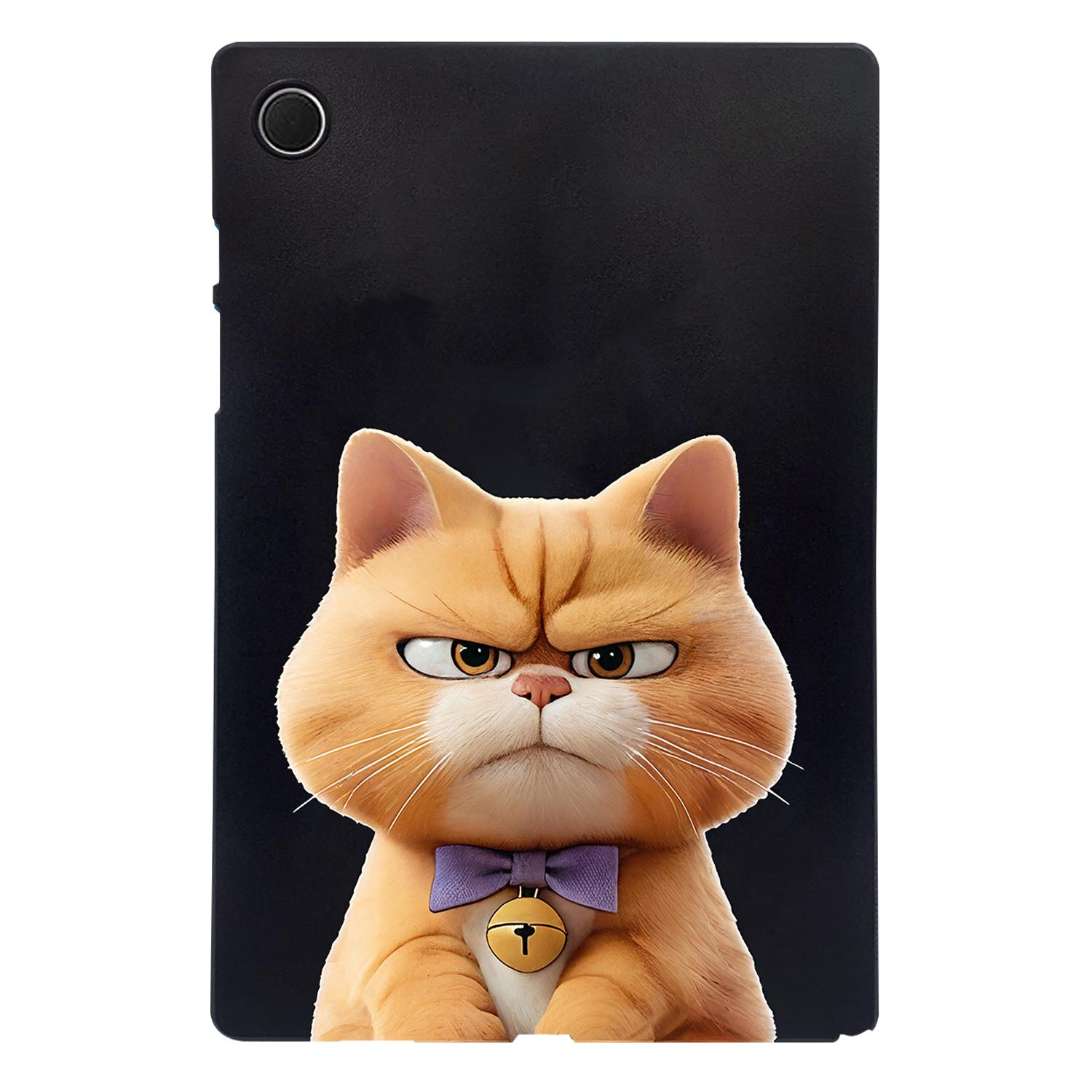 

Для Samsung Galaxy Tab A8 10,5 (2021) Чехол с рисунком и принтом, тонкий защитный чехол для планшета из ТПУ Garfield Cat