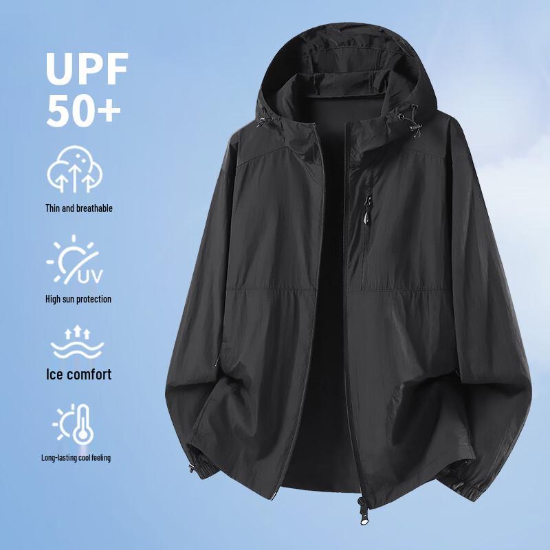 VUUG Unisex Breathable Ice Silk UPF 50+ Sun Protection Jacket