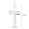 Klare Acryl Weihnachtsdekorationen Weihnachtskugel Elegante Religiöse Dekoration mit Aufhängeseil Winterparty Geschenk