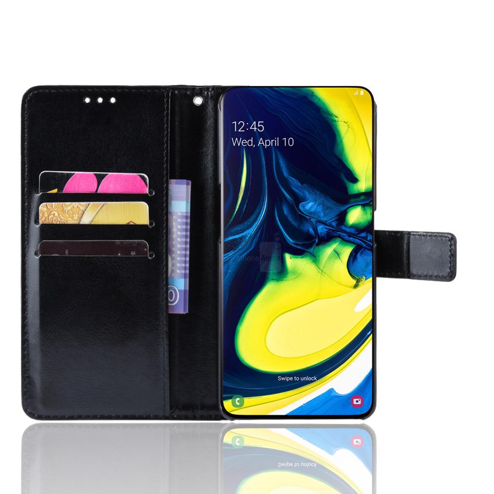 For Samsung Galaxy A80 A 80 GalaxyA80 Case Flip Cover PU Leather Wallet Phone Case