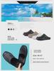 Men's Lightweight Indoor/Outdoor Summer Slippers - Large Size, Soft Bottom, Closed Toe