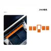 Italian Suede Interior Stickers for ZEEKR 9X 2025 2026 Car Door Window Lift Decal Air Outlet Frame Trim Strip Center Dash Panel