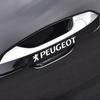 4Pcs Car Door Handle Stickers Tire Rear View Mirror Decals For Peugeot 308 408 508 RCZ 208 3008 2008 206 207 108 406 407 408 206 207 208 306 307