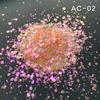 Rainbow Color Glitter Mix Iridescent Color Shifting Chunky Glitter Powder for Nail Art Tumblers Craft Slime