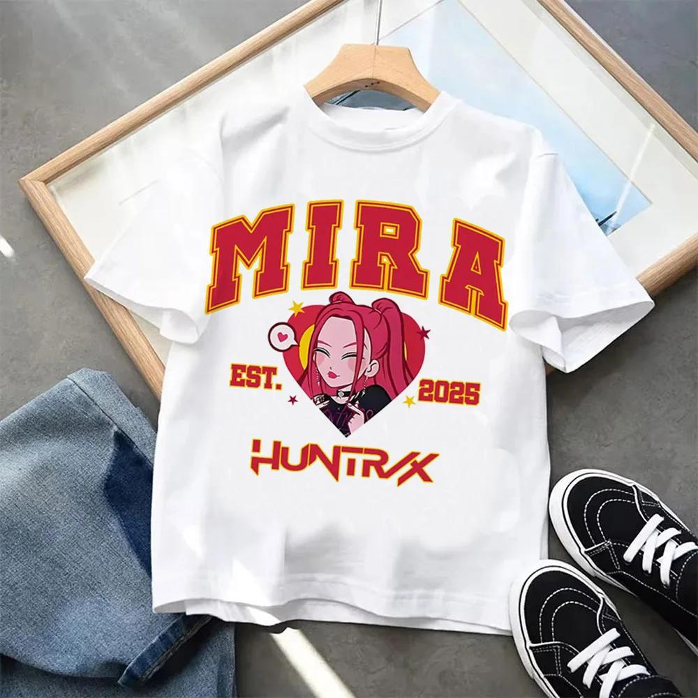 Cartoon Print Fashion Kids Clothing Short Sleeve T-Shirt Casual Comfortable T-shirt Girls