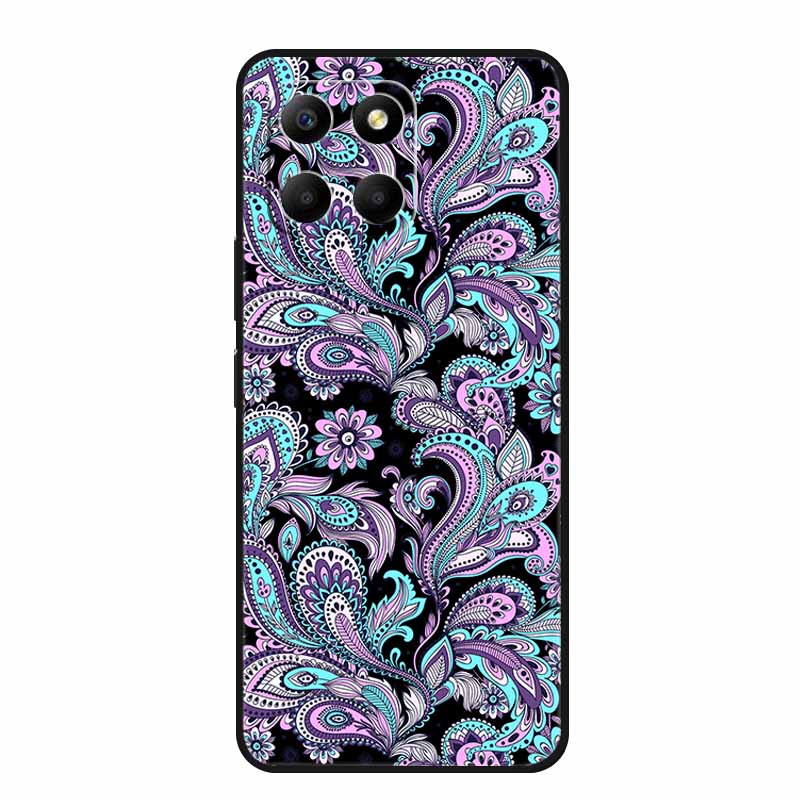 Cartoon Case For Honor X7c X8c X8b X5b Plus Play 9A X6b X6c Phone Case X 8 7 6 C Coque Cute Cat Black Silicone Soft Back Cover