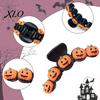 Pumpkin Decorative Hair Accessories Halloween Claw Clip for Women Girls, Cute Witch Hat/Pumpkin/Ghost Versatile Clips Daily Use Plastic Clips,