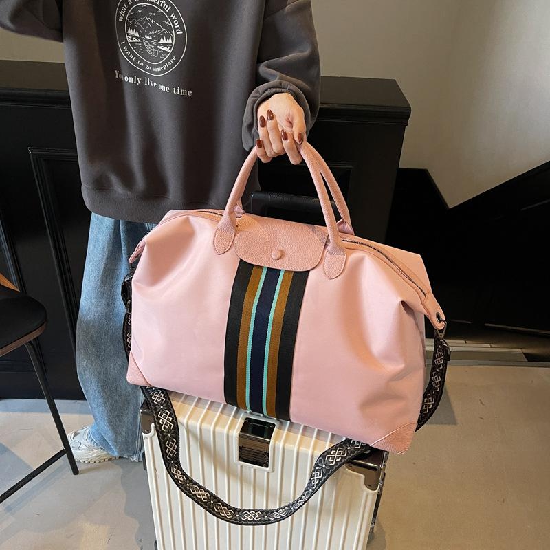Men's and women's fitness large-capacity ethnic style hand-held travel bag dry and wet separation fashion portable commuter luggage bag