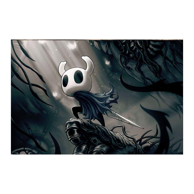 Hollow Creativity Map Game Knight Poster Canvas Painting Wall Art Pictures Posters and Prints for Living Game Room Home Decor No Frame