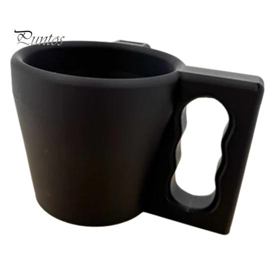 

Держатель для пинты мороженого с ручкой, удобный держатель для стакана мороженого, герметичная подставка для десертного стакана с отделением для ложки для ванночек с мороженым чёрный