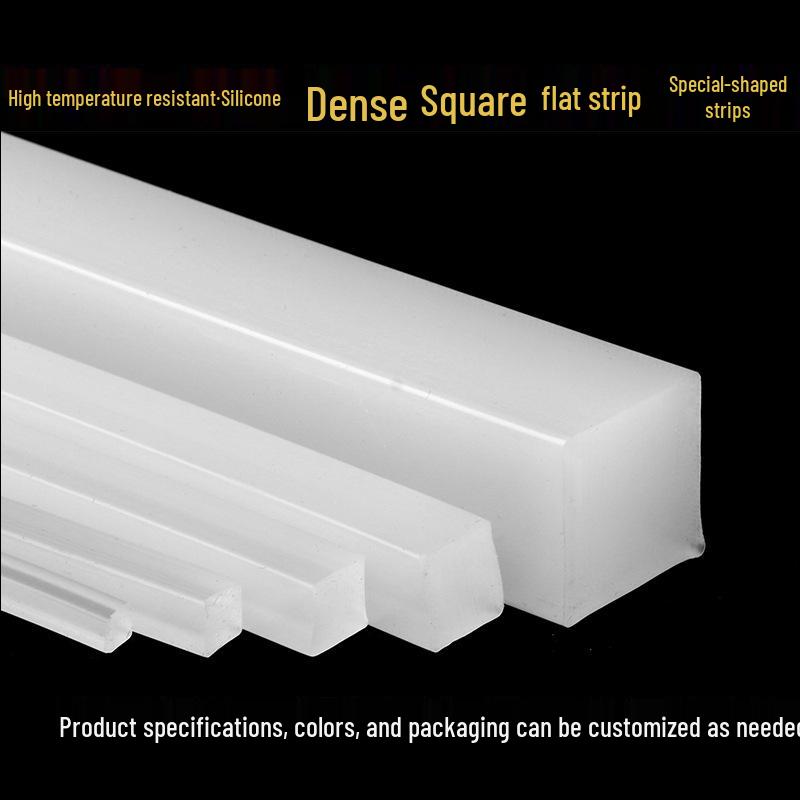 White High-Temperature Resistant Silicone Sealing and Anti-Collision Strip