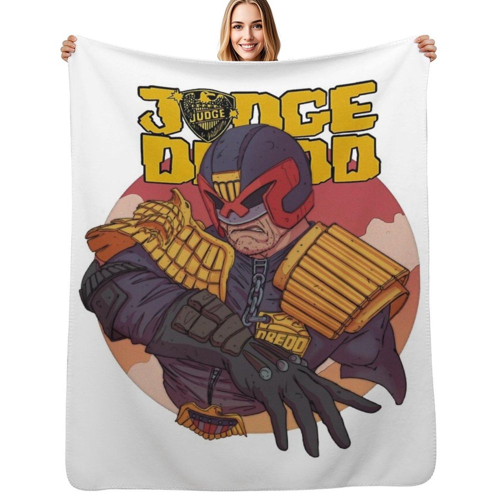 judge dredd Throw Blanket Durable Warm Blanket for Daily Home Use 75x100cm