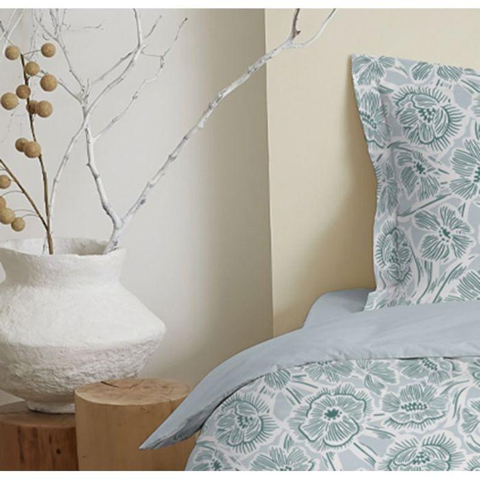 4-piece Sheet Set for 160 X 200 Cm Bed "Large Width" Agathe Celadon