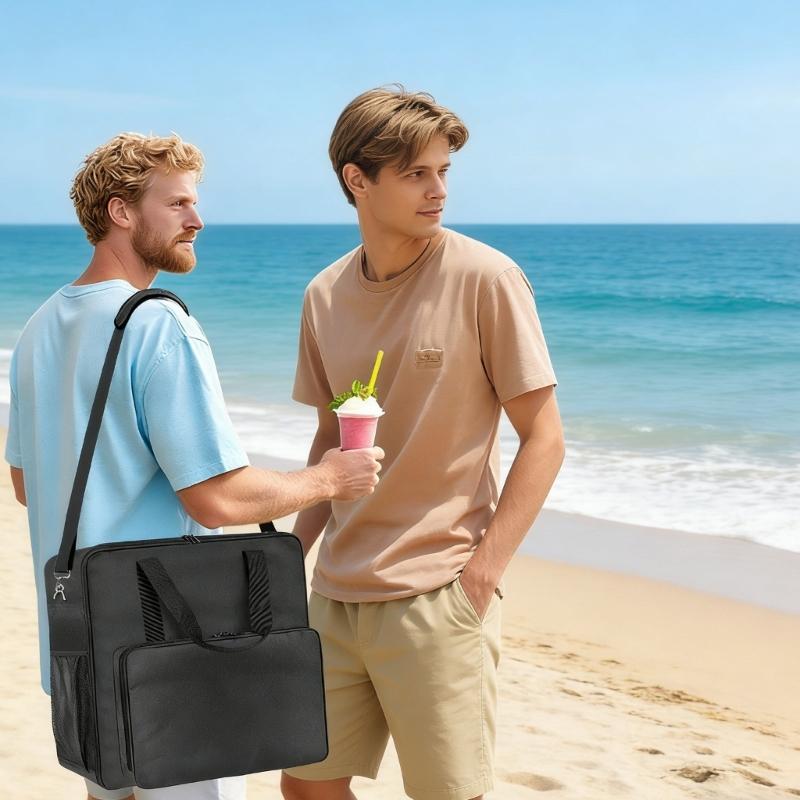 Custom Fit Carrying Case Specifically for Smoothie Machines Featuring Adjustable Handle and Shoulder Strap Waterproof Materials