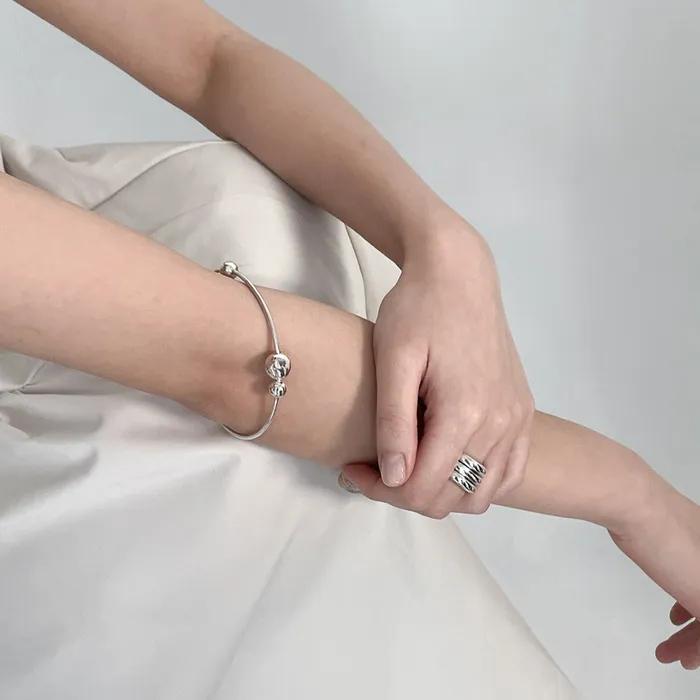 Silver On Orbit Bracelet