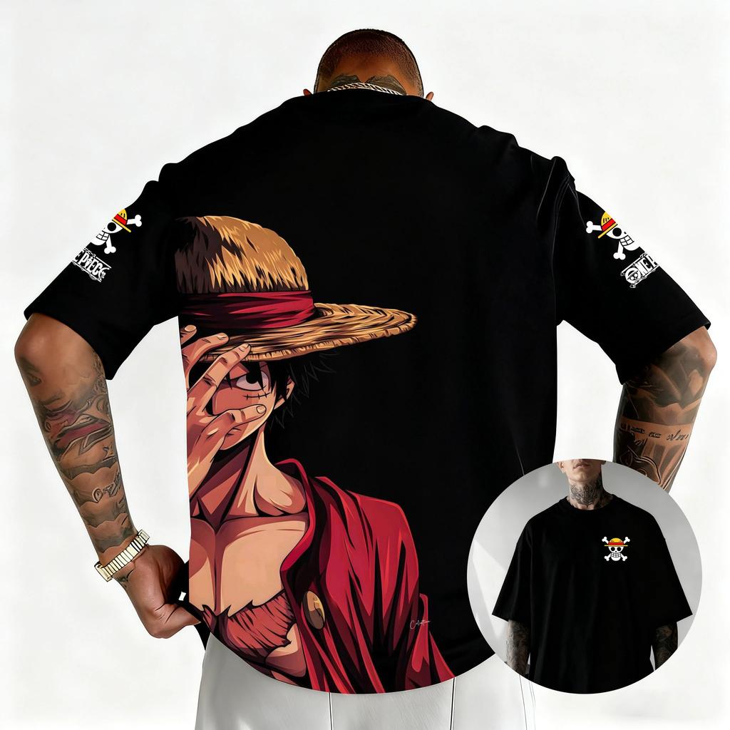 One Piece Japanese Anime Printed Unisexs TShirt Roronoa Zoro Boy Childrens Harajuku Short Sleeve Kids Luffy Tshirt Clothing