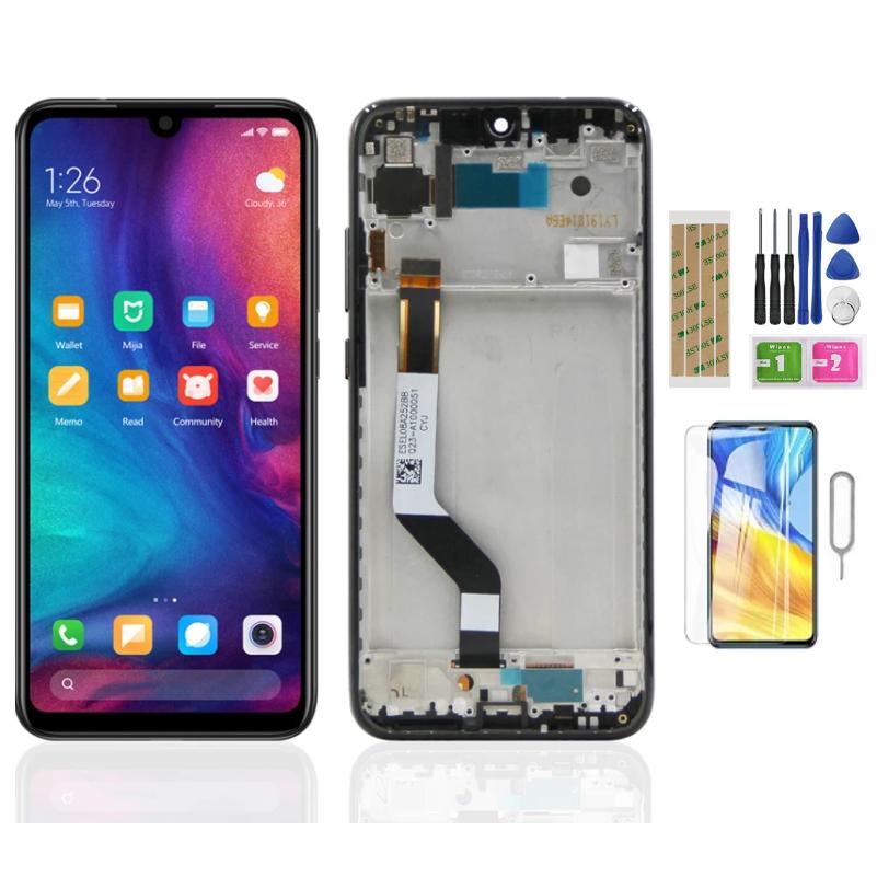 

Оригинальный для Redmi Note 7 Note 7 Pro ЖК-дисплей с рамкой сенсорный экран стеклянная панель в сборе синий