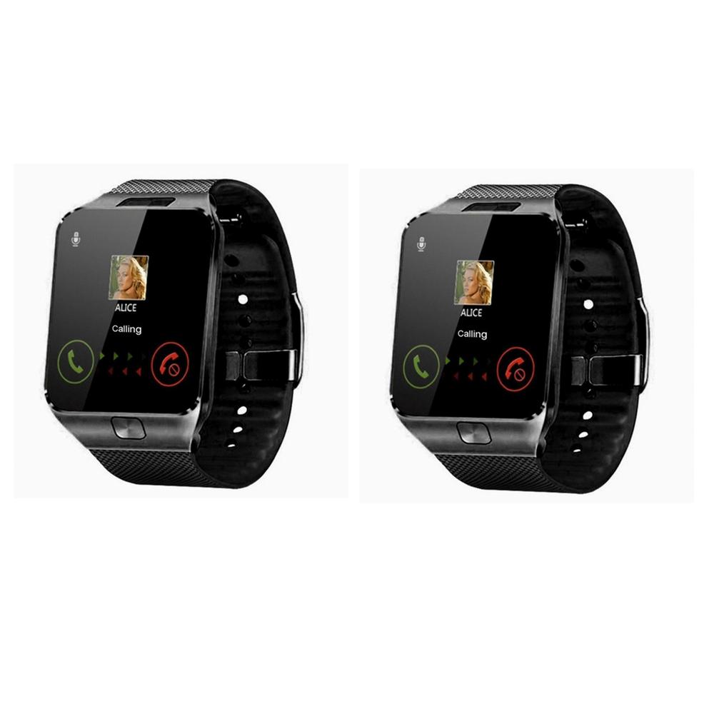 DZ09 Smartwatch Herren Damen Voll-Touchscreen Sport Wasserdicht Schrittzähler Smartwatch Mit Sim-Karte Android Uhr Verbunden Whatsap