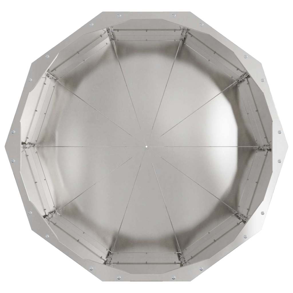 Plant Pot Silver 60 X 60 X 35 Cm Stainless Steel