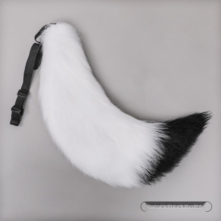 Handmade Plush Fox and Wolf Tail Beast Accessory