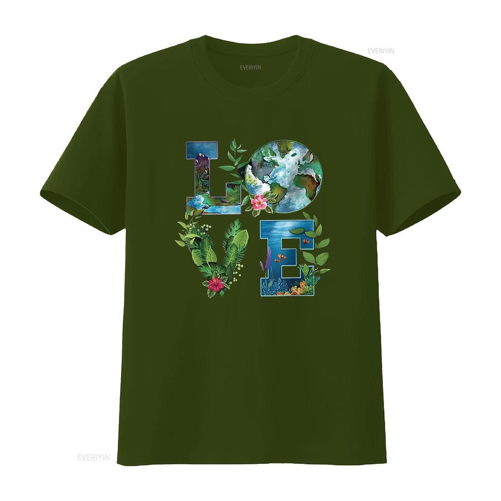 Earth Day Planet Anniversary Everyday T Shirt vintage Washed homme Top For Everyday Wear designer clothes Breathable fashion