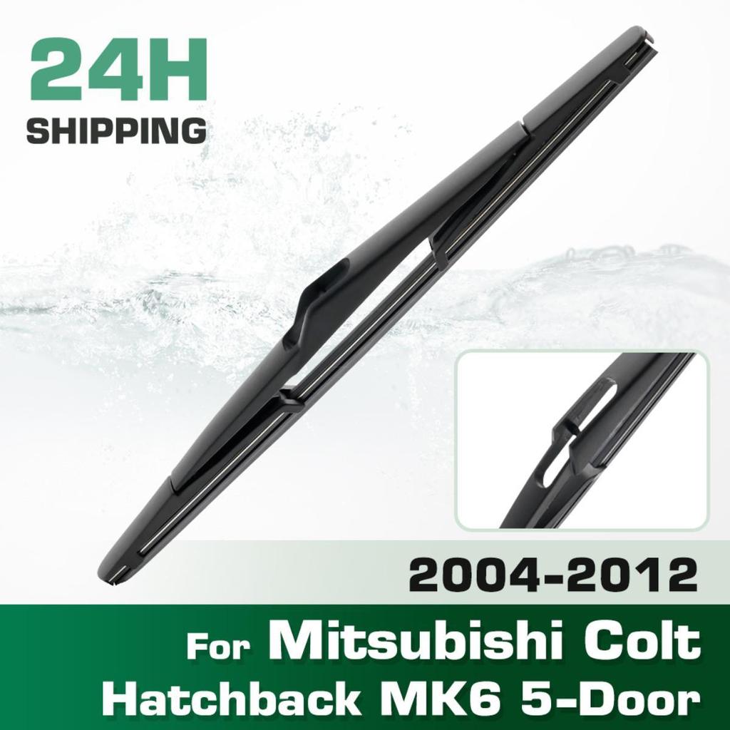 Rear Windshield Wipers Blades,Premium All-Season Wiper Blades Replacement For Mitsubishi Colt Hatchback MK6 5 Doors 2004-2012