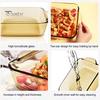Heat Insulated Pan 2L Glass Baking Dish, Square Dishes for Oven, Dish Oven Tempered Casserole Brownies Meatloaf Desserts Microwave Safe Bakeware