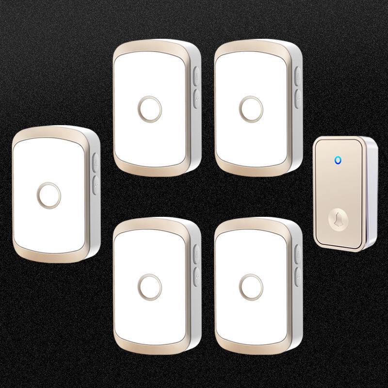Smart Self-Powered Wireless Doorbell, Ultra-Long Range, One-to-Five Callers, Battery-Free