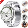 Correa de muñeca original oficial para Huawei Watch GT 4/5 46MM Metal Acero inoxidable Correa de reloj reemplazable para Huawei Watch GT 5 46mm
