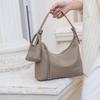 Cuero Genuino Sensación de Alta Gama Bolso Bandolera de Piel de Vaca para Mujer Bolso de Axila