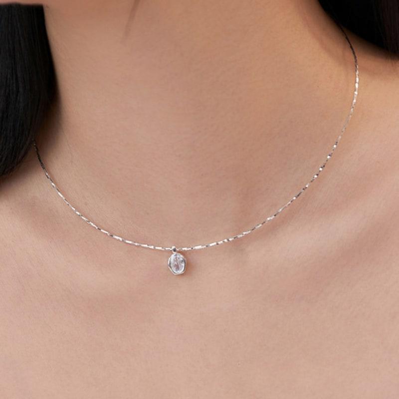 dmoment (925Silver) Shimmer Dew Necklace