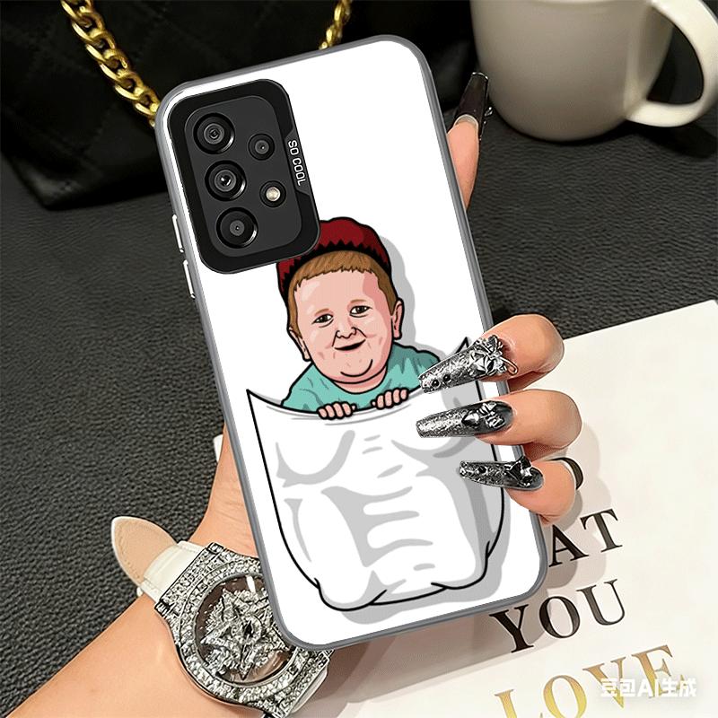 Funny Babaite Hasbulla Shockproof Phone Case for Samsung A17 A16 A15 A14 A37 A57 A36 A56 A26 A35 A55 A25 A34 A54 A24 A13 A23 A33